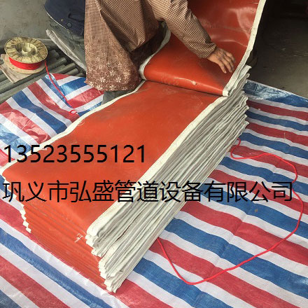 山東東營客戶定製的電廠（chǎng）高溫非金屬織物蒙皮